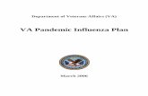 VA Pandemic Influenza Plan - Public health · 1.1.2 Veterans Benefits Administration ... ACTIONS CHECKLIST—FIRST CASE ... VA Pandemic Influenza Plan, March 2006 vi