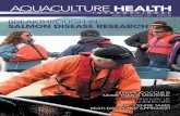 AQUACULTURE HEALTH · Be sure to get your copy of Aquaculture Health International ... Rodrigo Zanolo believes that the benefits from ... tilapia and other warm water fish.