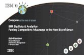 IBM Big Data & Analytics: Fueling Competitive Advantage in ...€¦ · IBM Big Data & Analytics: Fueling Competitive Advantage in the New Era of Smart . ... to changing market dynamics,