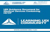 UDI Guidance Document for Medical Devices Containing …€¦ · UDI Guidance Document for ... (FDA) Unique Device ... but are not limited to, bone, ligament, skin, heart valve, cornea,