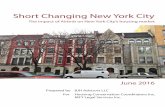 Short Changing New York City€¦ · Short Changing New York City The impact of Airbnb on New York City’s housing market Prepared by BJH Advisors LLC For Housing Conservation Coordinators