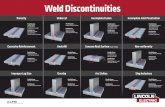 Weld Discontinuities - Lincoln Electriclincolnelectric.com/assets/US/EN/literature/WC514.pdf · Use Proper Joint Fitup Possible Causes Improper Welding Technique Possible Cures Initiate