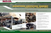 TUESDAY, FEBRUARY 28 - … · TUESDAY, FEBRUARY 28 ... Marketing, General Dynamics-OTS; Chairman, NDIA Munitions ... Project Director, Joint Services u COL Scott Turner, ...