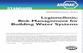 Legionellosis: Risk Management for Building Water … · ASHRAE Standing Standard Project ... Water Treatment; and 6.6, Service Water Heating Systems ... Legionellosis: Risk Management