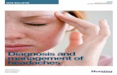 Diagnosis and management of headaches - Nursing in … · symptoms such as numbness and/or pins and needles; ... Diagnosis and management of headaches r e e w e ... Nursing in Practice