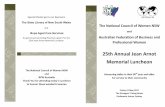 25th Annual Jean Arnot Memorial Luncheon - Chilli Websites Arnot Booklet 2017... · to speak for those innocent men, women and children. It is my privilege and obligation to humanity