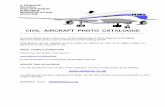 CIVIL AIRCRAFT PHOTO CATALOGUE - wildmuir.co.ukwildmuir.co.uk/catalogues/civilcat.pdf · civil aircraft photo catalogue ... m 138/5 c-ftni lockheed tristar 100 air ...