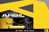 HIRE GUIDE - Arbil Limited Guide.pdf · Lifting & Spreader Beams: Lifting Beams: Design and Build Lifting Beam Selection Guide Modular Spreader Beams 12 13 14 Portable Aluminium ...