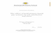 The effect of performance-based pay systems on job ...kau.diva-portal.org/smash/get/diva2:630330/FULLTEXT01.pdf · The effect of performance-based pay systems on job satisfaction