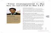 Student Silhouette ‘Time management is the key to …myims.imsindia.com/myims/images/pdf/CET Topper interview.pdf · Advanc’edge MBA May 2014 Student Silhouette 13 ‘Time management
