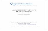 Council on Academic Accreditation handbook · CAA Accreditation Handbook – page i ... I. Voting and Participation ... F. Student Achievement Measures and Thresholds ...