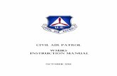 CIVIL AIR PATROL WMIRS INSTRUCTION MANUAL Manual.pdf · It was developed by the staff at Civil Air Patrol National Headquarters. ... Corporate missions do not provide coverage for