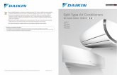Warning Split Type Air Conditioners - Daikin Home · A New Kind of Cool This is for residential-use wall-mounted type air conditioners as of November 2012, when Daikin launched Urusara