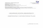 EMERGENCY ACTION PLAN - safety.gsu.edu · Lightning 4. Earthquakes d) Active Threat and/or Work-Place Violence ... Emergency Operations Plan will enhance the University‘s ability