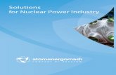 Solutions for Nuclear Power Industry - Главная · • MD BFP • Heat exchangers • Vessels • Valves • Piping • Other. 6 JSC Atomenergomash PACKAGED SUPPLY OF NUCLEAR