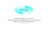 MODBus-TCP Realtime Master Library Documentation · MODBus-TCP Realtime Master Library Documentation Date: Sept, 17.2012 . MODBus-TCP ... • CVI LabWindows • Borland Delphi 1.2