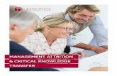 MANAGEMENT ATTRITION & CRITICAL KNOWLEDGE TRANSFER …apgst.ca/projects/pdfs/APGST-KnowledgeTransfer-Report-2016-WEB.… · Introduction 9 Objectives 10 Process ... managing attrition-based