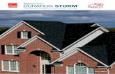 TruDeﬁnition DURATION STORM - owenscorning.com · Exceptional Wind Resistance. Engineered ... colors and granule blends may vary from the photo. The pitch of your roof can also
