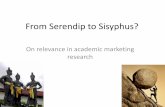 From Serendip to Sisyphus? - University of Hertfordshireresearchprofiles.herts.ac.uk/portal/files/11793160/Hull_October... · • Astley, W Graham (1984), "Subjectivity, Sophistry