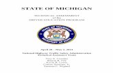 Michigan Driver Education Assessment ... - State of · STATE OF MICHIGAN. TECHNICAL ASSESSMENT . of the . DRIVER EDUCATION PROGRAM . April 28 – May 2, 2014 . National Highway Traffic
