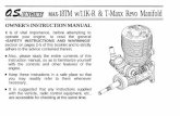 MAX-18TM w/11K-R & T-Maxx Revo Manifold - Hobbico, Inc.manuals.hobbico.com/osm/18tm-tmaxx-revo-manual.pdf · MAX-18TM w/11K-R & T-Maxx Revo Manifold OWNER'S INSTRUCTION MANUAL It