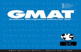 Education · Creating GMAT - 800test.com · Education · Creating Access to Graduate ... 1•800•GMAT•NOW ... behavior that may lead to an invalid score — for example,
