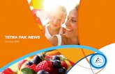 TETRA PAK NEWS · edition of Tetra Pak News. ... 85% fruit juices ... the Tetra Pak story cannot rely on one channel alone. The partnership
