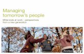 Managing tomorrow’s people - PwC · Managing tomorrow’s people ... released a report on the future of people management: Managing tomorrow’s people ... good insight into the