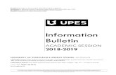 Information Bulletin - UPES · Information Bulletin ACADEMIC SESSION ... Energy Acres, Bidholi, Dehradun 248 007 | Knowledge Acres, Kandoli, ... MBA Pen Paper Test