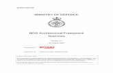 MOD Architectural Framework Overview - modaf.comOverview+v1.0.pdf · MODAF-M09-002, Version 1.0 2 RECORD OF CHANGES This page will be updated and re-issued with each amendment. It