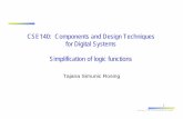 CSE140: Components and Design Techniques for Digital ...cseweb.ucsd.edu/classes/sp08/cse140/lectures/wk2.pdf · for Digital Systems Simplification of logic functions ... create a