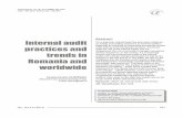 Abstract Internal audit practices and trends in Romania ...revista.cafr.ro/temp/Article_9496.pdf · Internal audit practices and trends in Romania and worldwide ... Internal audit