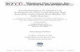 ormance of ASTM E119 Evaluation Safti Seal Inc · Fire Performance of ASTM E119 Evaluation of a Non-Load-Bearing Wall Assembly with Control Joint Backer for Safti-Seal Inc. Indicative