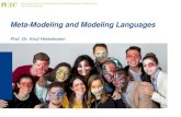 Meta-Modeling and Modeling Languagesknut.hinkelmann.ch/lectures/EA2015-16/EA_3_Metamodeling.pdf · Domain-specific vs. Generic Modeling Languages ... Subset of the BPMN Metamodel