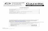 Gazette - Department of Immigration and Border Protection · 3 TCO Applications Commonwealth of Australia Gazette No TC 15/20, Wednesday, 27 May 2015 TCO Applications CUSTOMS ACT