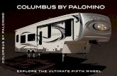 COLUMBUS BY PALOMINO · COLUMBUS BY PALOMINO The 298RL, pictured above in Metropolitan cloth interior with Chestnut Cherry wood and wood look floor, boasts a long island providing