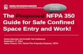 Coming in November! The Proposed NFPA 350 Guide for … pearce... · The Proposed NFPA 350 ... • Operations and Training for Technical Search and Rescue Incidents ... PowerPoint