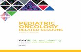 PEDIATRIC ONCOLOGY - AACR Documents/AACR AM2016 Pediatric... · Veronique Blanc. Sanofi, Vitry-sur-Seine, France “From patient derived xenograft to patient: Development of SAR428926,