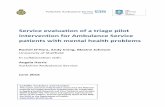 Service evaluation of a triage pilot intervention for ... · Service evaluation of a triage pilot intervention for Ambulance Service ... Interview topic guide ... Data relating to