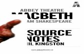 williaM shaKespeaRe · 2 ‘it will have blood; they say, blood will have blood’ welcome to the Abbey theatre’s Resource Pack for Macbeth, Shakespeare’s dark depiction of ...