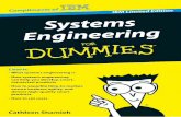 Systems Engineering For Dummies, IBM Limited Editiondocs.media.bitpipe.com/io_11x/io_114875/item_868541/Systems... · Systems Engineering For Dummies, ® IBM Limited Edition Published