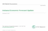 Indiana Economic Forecast Update Outlook - December 18, 2017.pdf · IHS Markit Economics. ... down the unemployment rate even lower, ... Indiana Economic Forecast Update / December