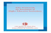 Value Framework 8 pages - National Assessment and ... framework for Assessment of HEI's.pdf · NAAC for Quality and Excellence in Higher Education 5 Value Framework for Assessment