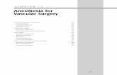 Anesthesia for Vascular Surgery - Professional · Anesthesia for Vascular Surgery ... (COPD) or underlying malig- ... Preexisting renal disease with emergency cases, pro-