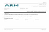 Development Systems Business Unit Engineering Software … · 3.1 Introduction 6 3.1.1 File Format 6 ... This specification defines ARM Executable and Linking Format (ARM ELF). It