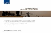 ADB Economics Working Paper Series · The ADB Economics Working Paper Series is a quick ... government spending. ... two contrasting views come from the basic Keynesian and Ricardian