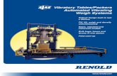 Vibratory Tables/Packers Automated Vibrating Weigh … · Bulk bags, boxes and ... storage vessels, foundry sand shakeout, mold ... and unloading of the pallet and bag, ...