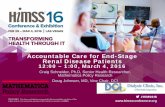Accountable Care for End-Stage Renal Disease Patients · Accountable Care for End-Stage Renal Disease Patients 12:00 ... retro : Based on 1; st. visit to ... peritoneal dialysis,
