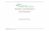 REQUEST FOR PROPOSALS - Vancouverbids.vancouver.ca/.../PS20160427-RFP-TravelMonitoringSystem.pdf · REQUEST FOR PROPOSALS Travel Monitoring System ... intersection delays), ... work