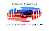 Camp CedarsCamp Cedars - Mid-America Council Camp Cedar Program... · The Program Sign-Up Process at Camp Cedars ... The Cooking merit badge introduces principles of cooking that